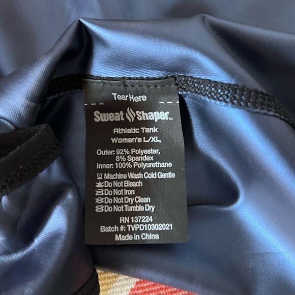 Sweat Shaper Athletic Sweat Enhancing Compression Tank Top - Picture 5 of 6